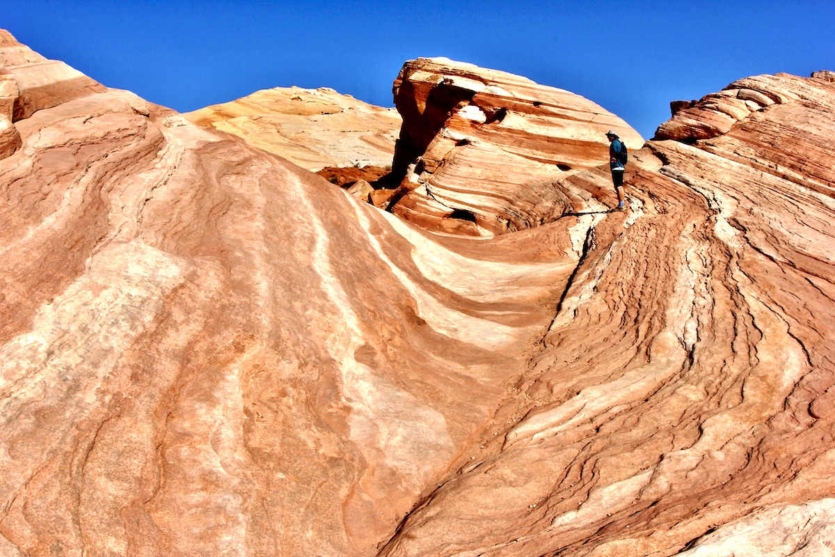 sandstone parfait, valley of fire state park, NV