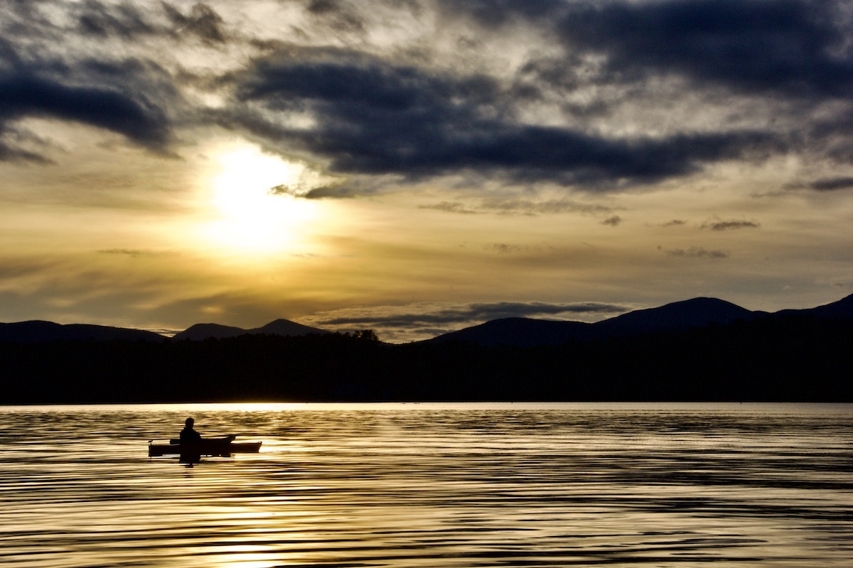 late afternoon Kezar Lake