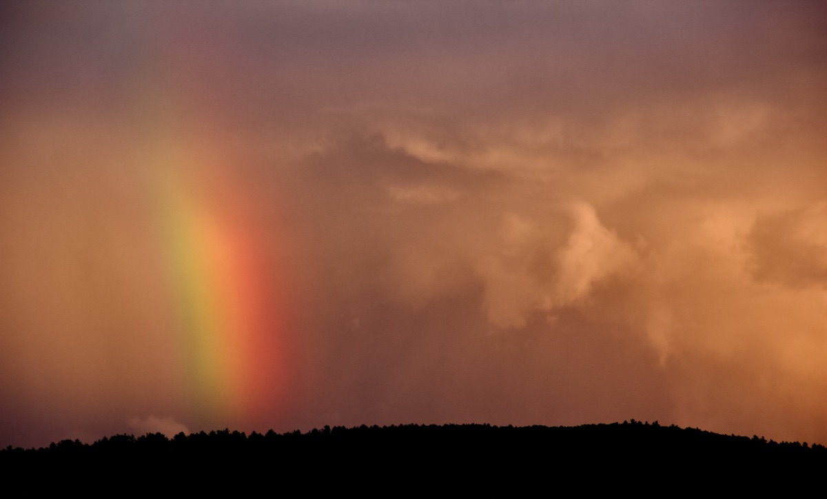 storm over Moose Lake