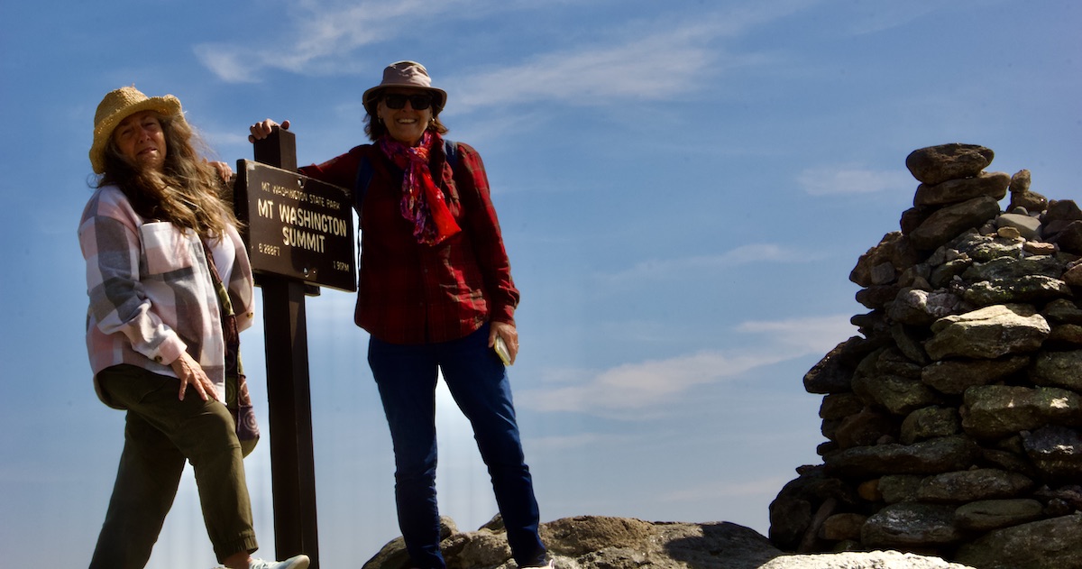 women on Mt. Washington