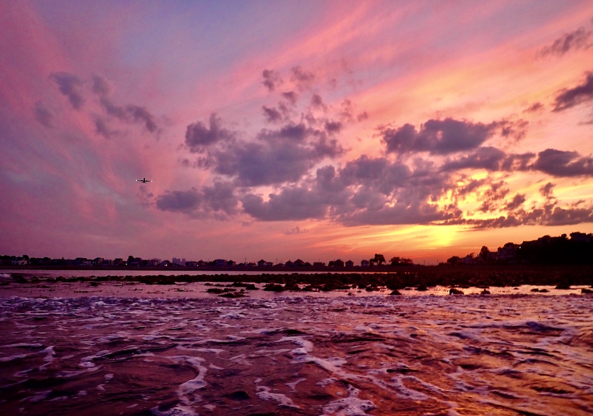 sunset over Winthrop