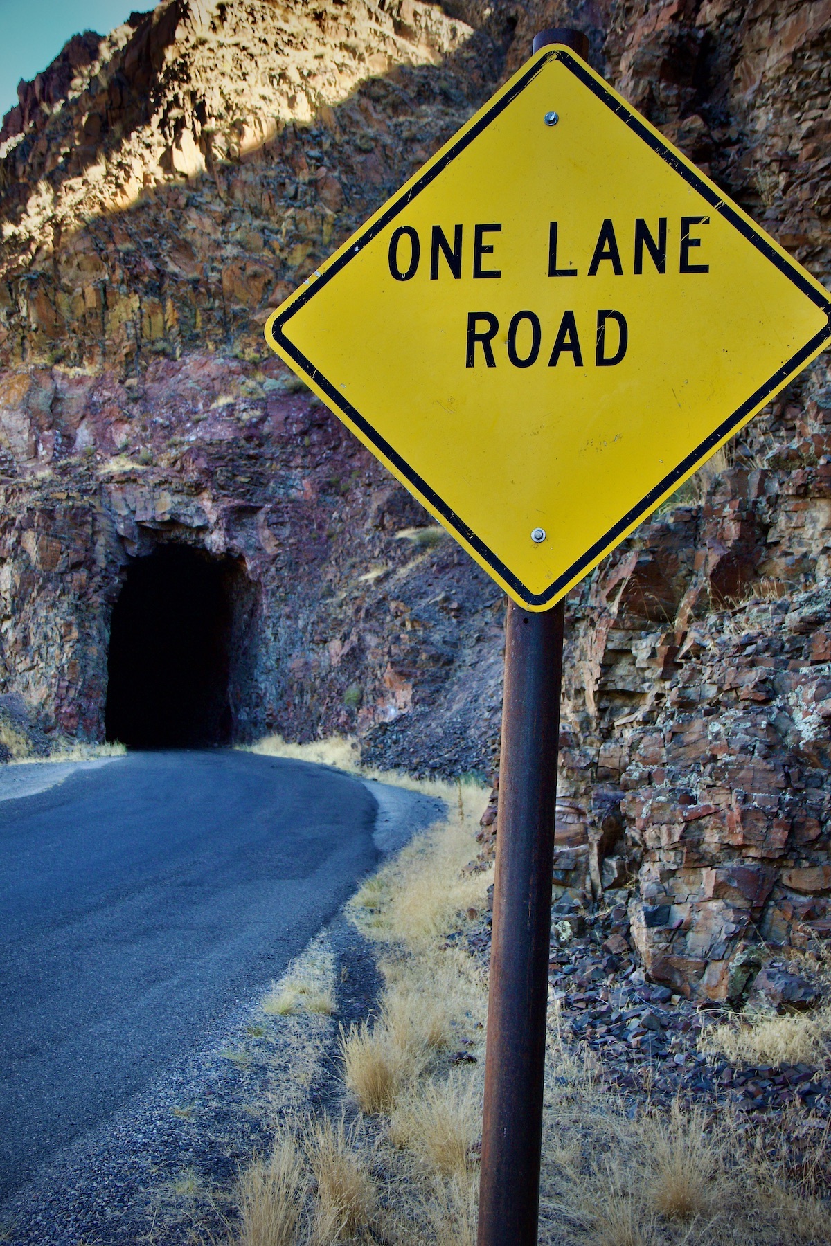 one lane road