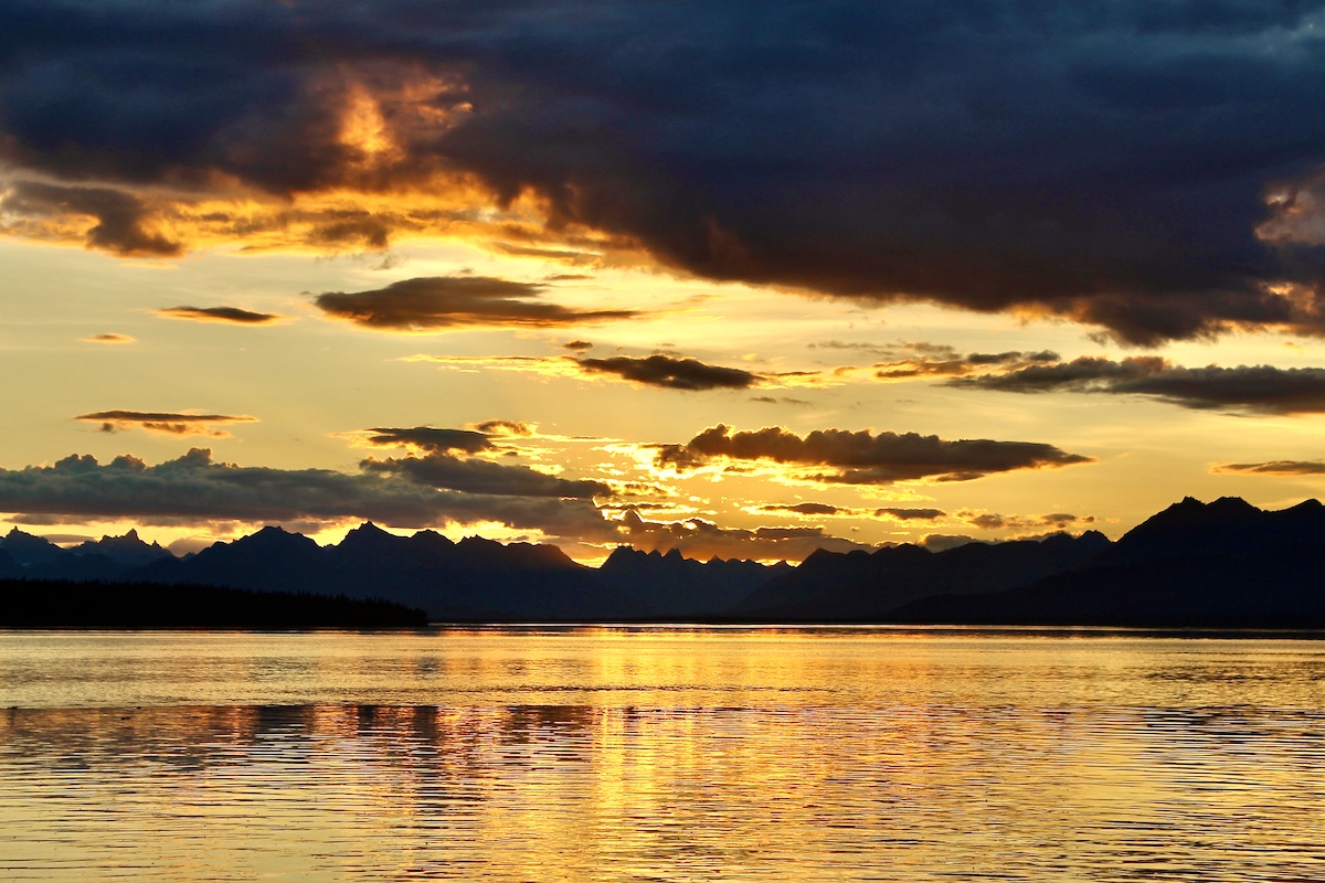 lake at dawn