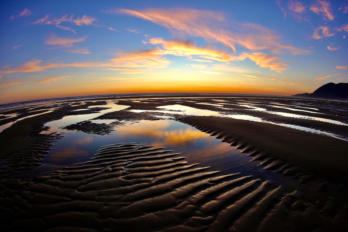 dusk, nehalem beach