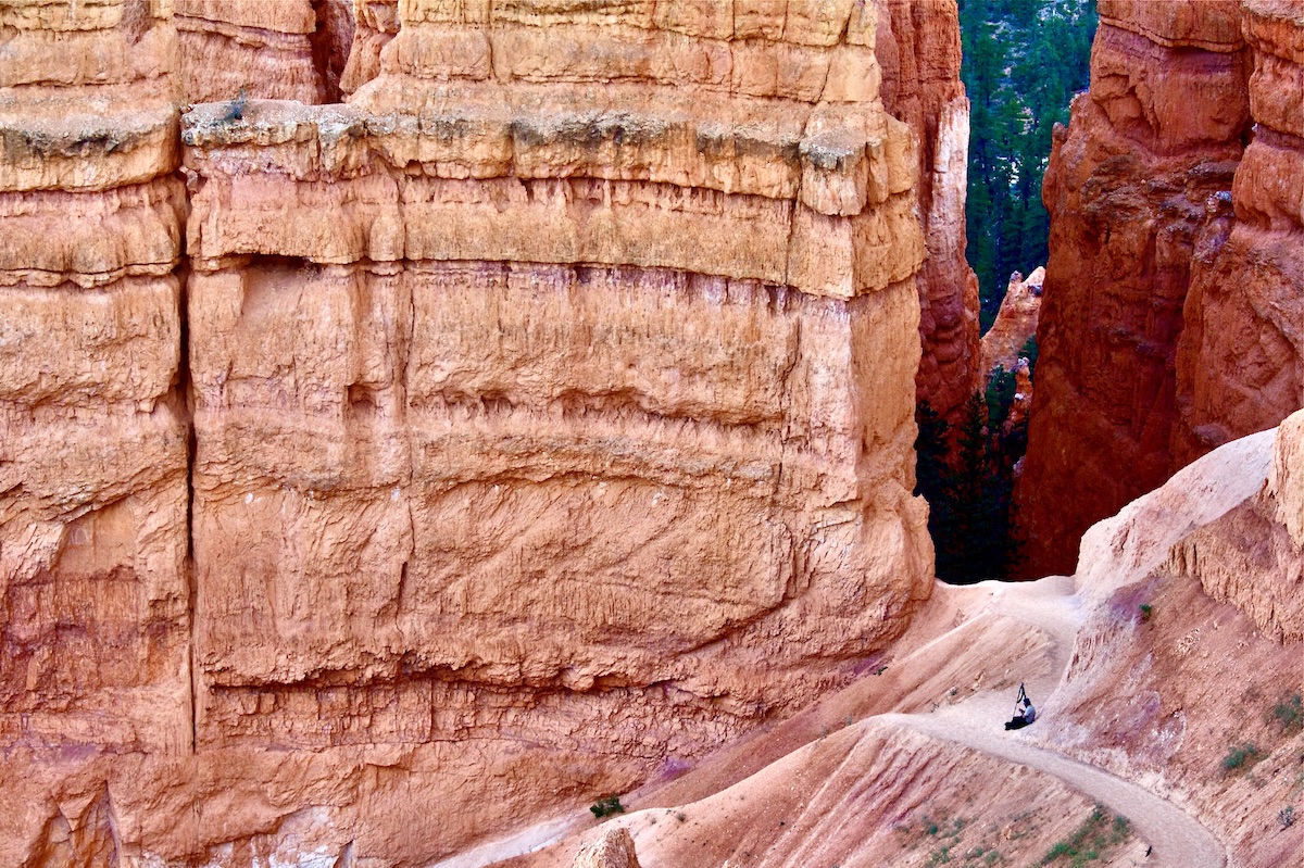 a photographer in Bryce Canyon